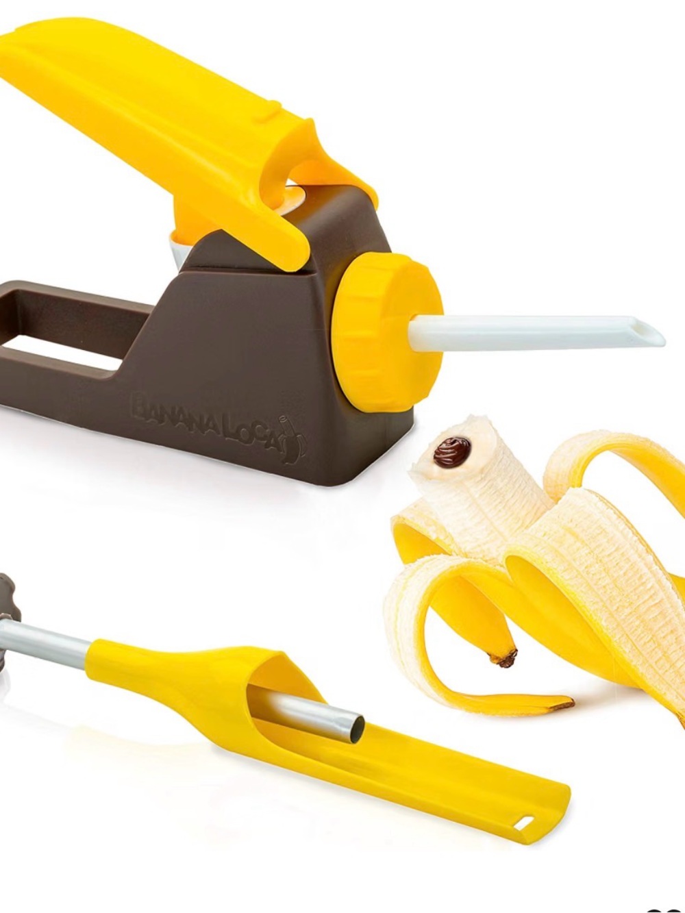 Banana Loca® Kitchen Gadget - Core & Fill A Banana While Still In Its Peel